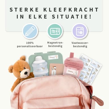Kleine Aquarel Naamstickers