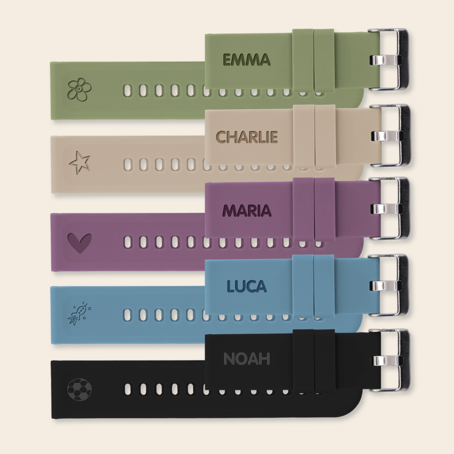 Gepersonaliseerd horlogebandje voor GPS-horloge