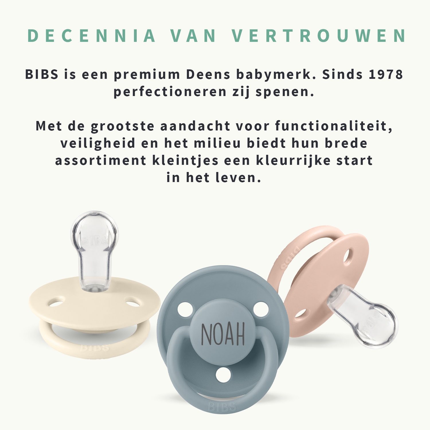 BIBS speen met naam