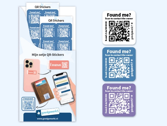 Lost & Found QR-stickers
