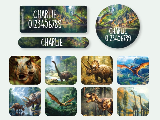 Naamsticker Voordeelset - Real World