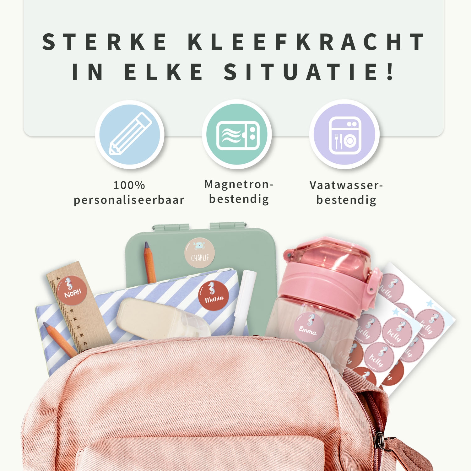 Dreambaby - Ronde Naamstickers
