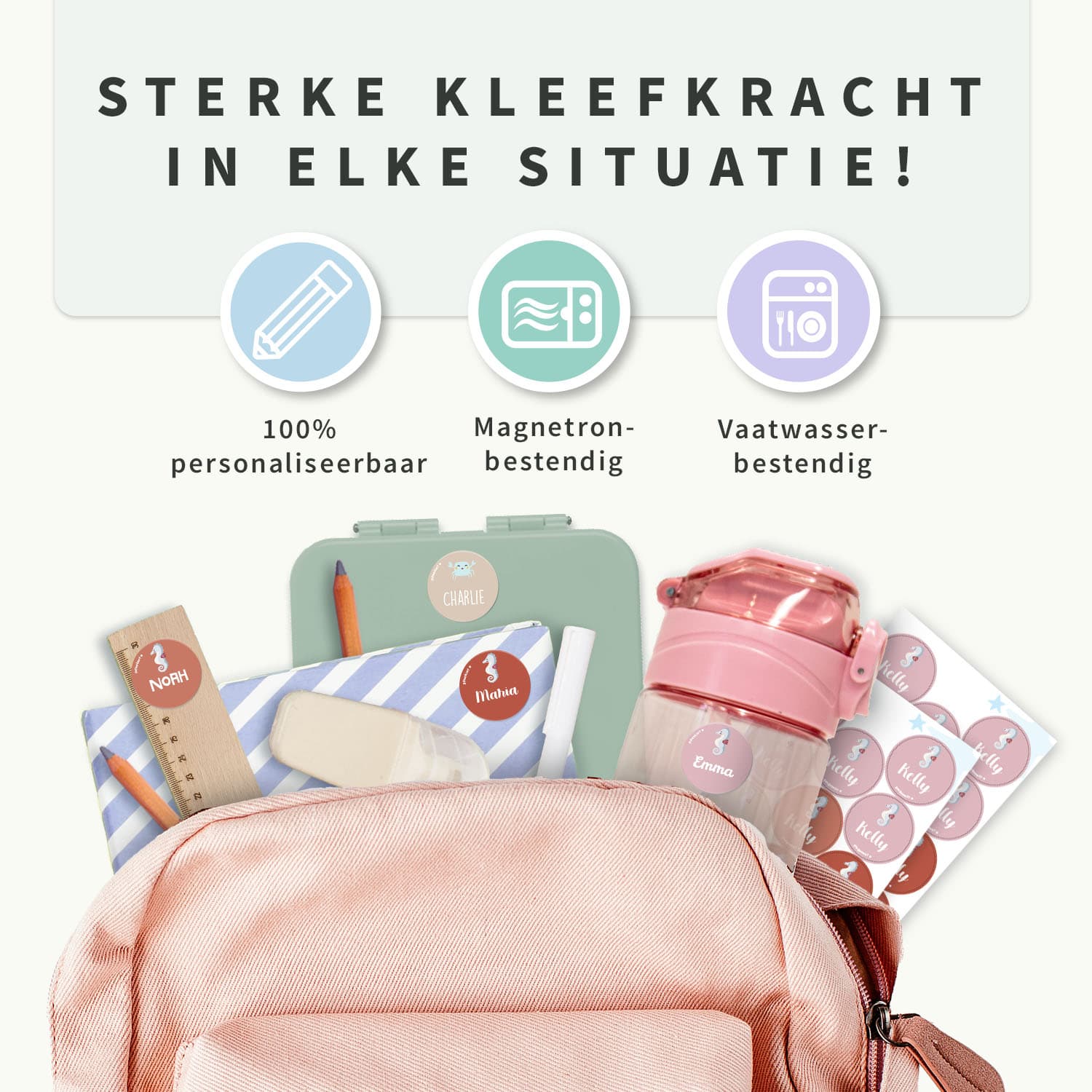 Dreambaby - Ronde Naamstickers