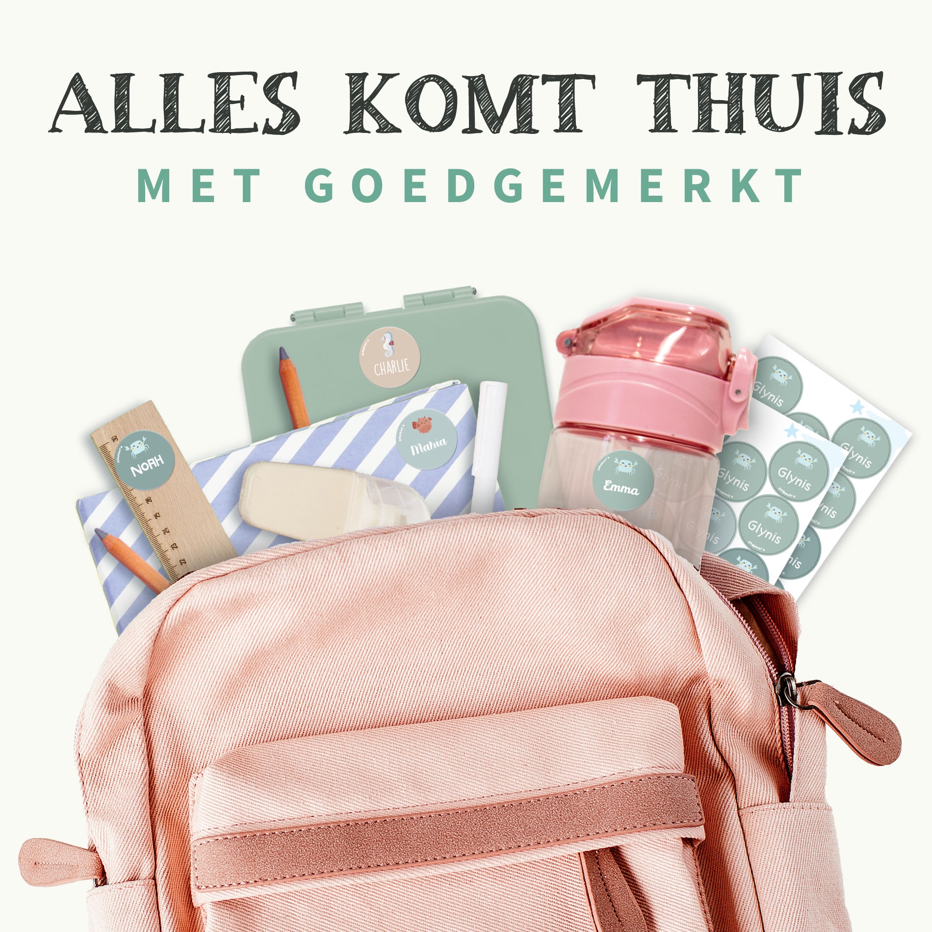 Dreambaby - Ronde Naamstickers