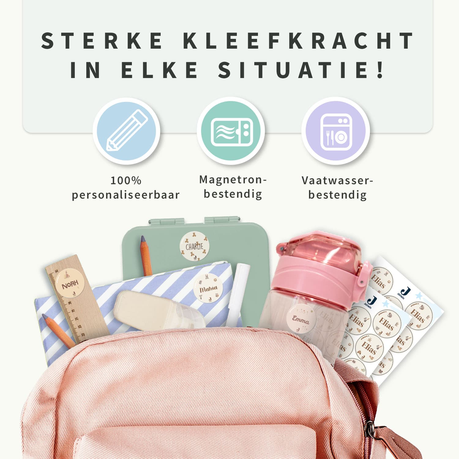 Ronde Naamstickers - Jollein