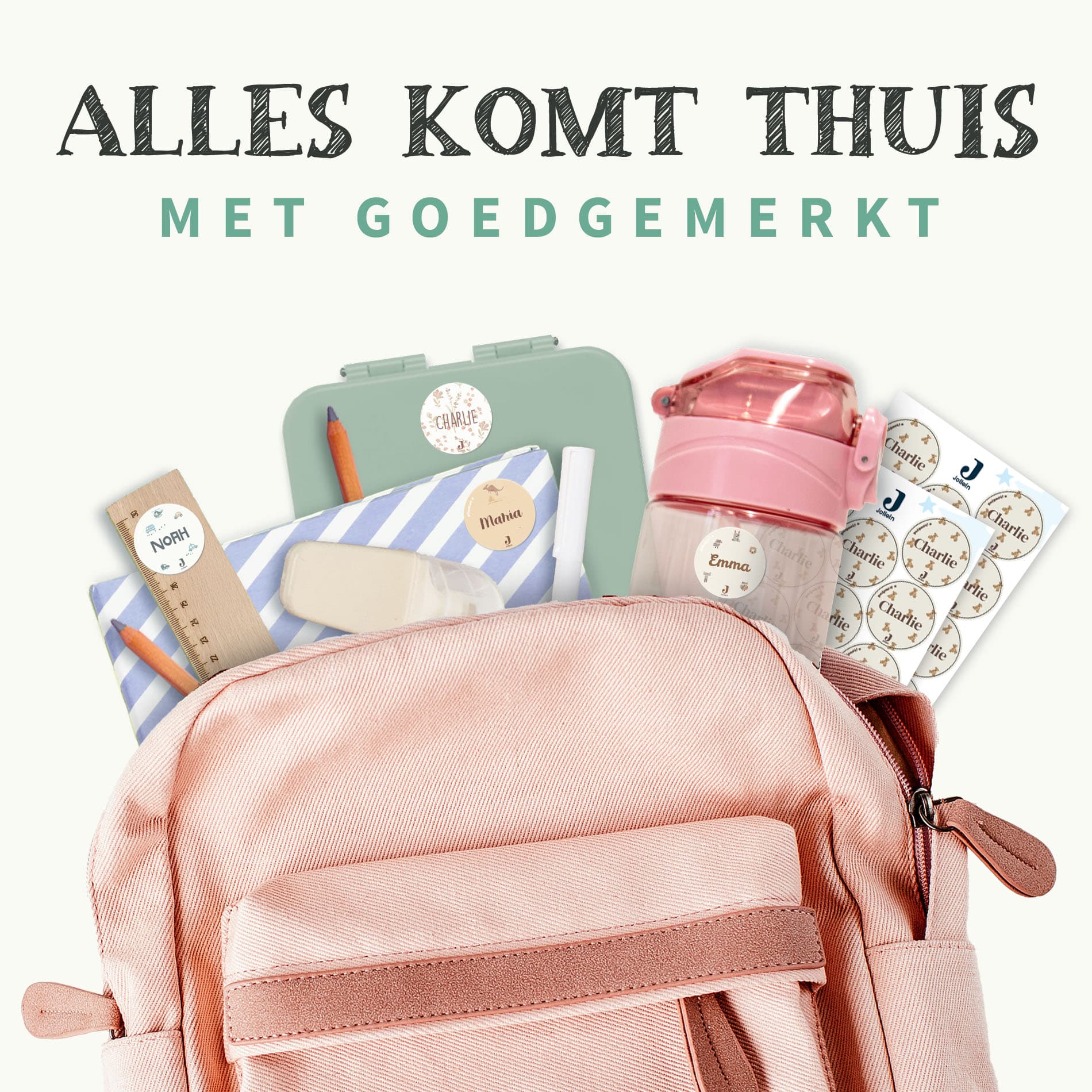 Ronde Naamstickers - Jollein