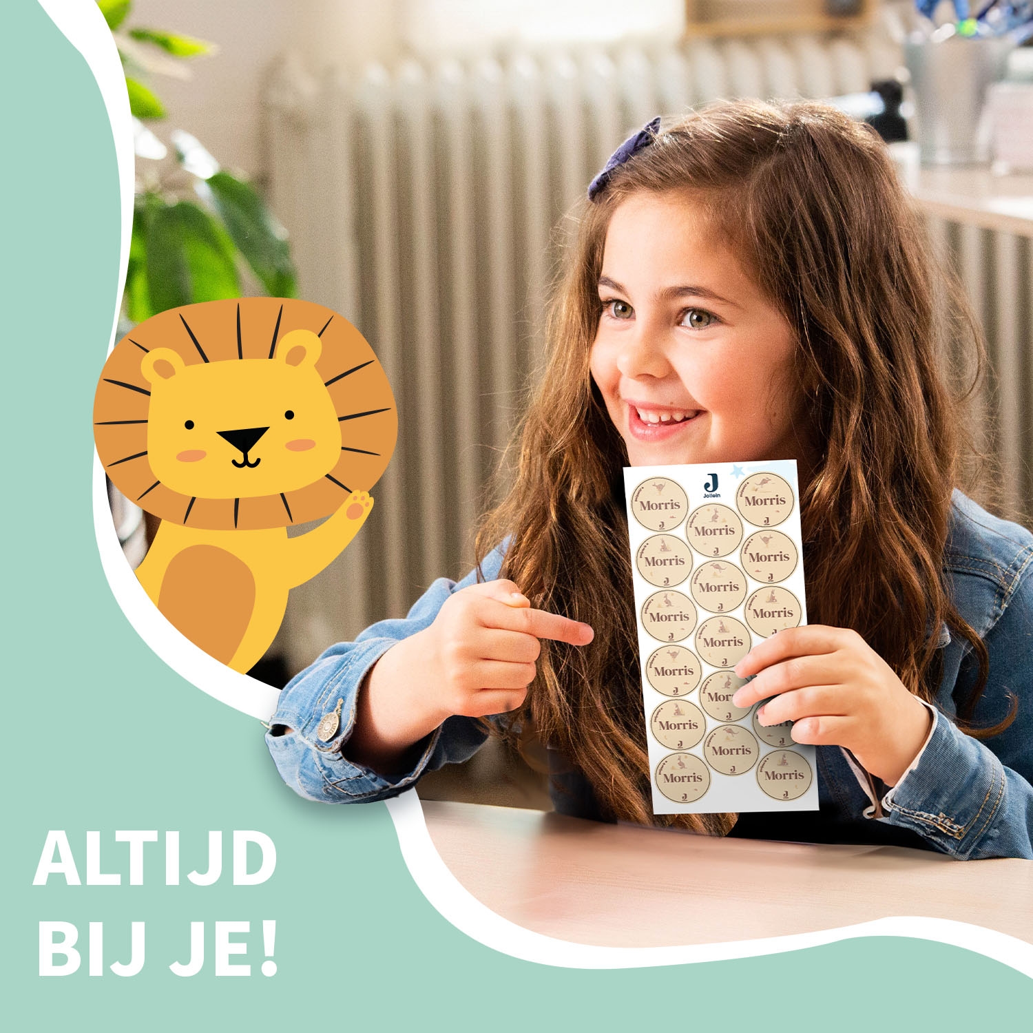 Ronde Naamstickers - Jollein