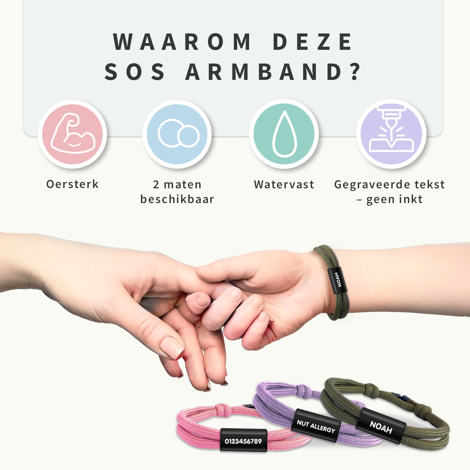 Gepersonaliseerd Naambandje – Luxe