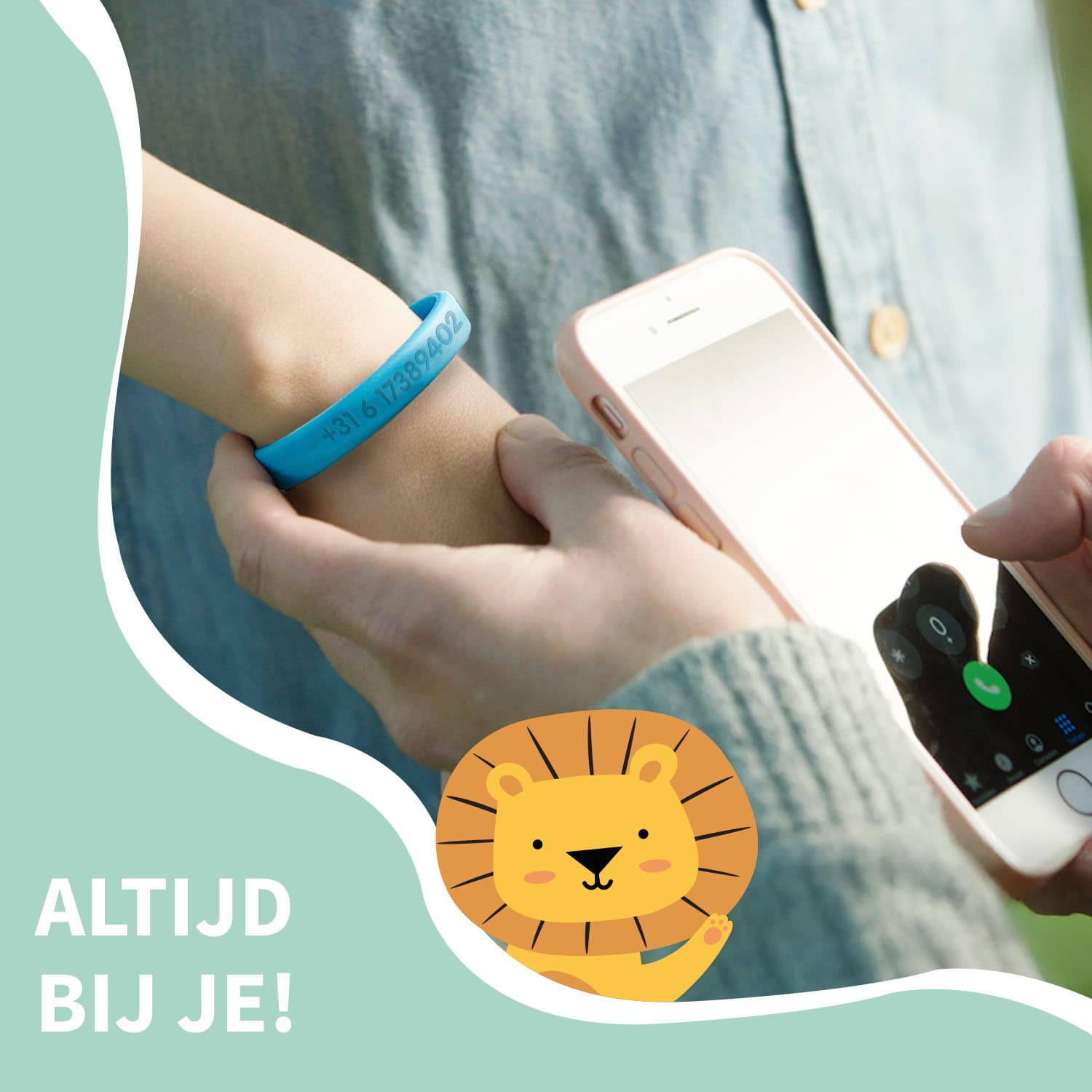 Smalle SOS Armband kind
