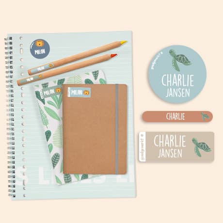 Naamsticker Voordeelset - Thema