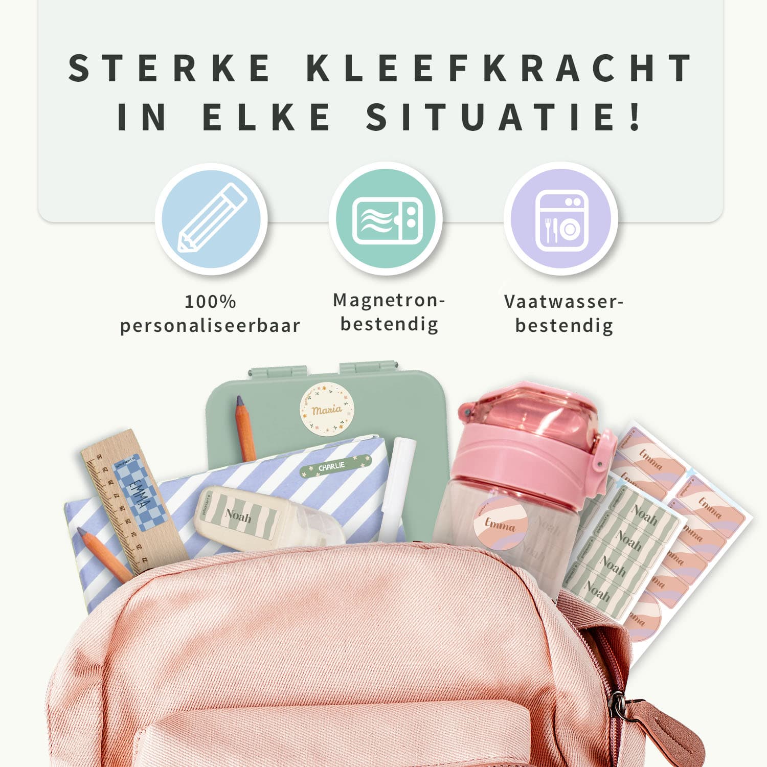 Naamsticker Voordeelset - Design