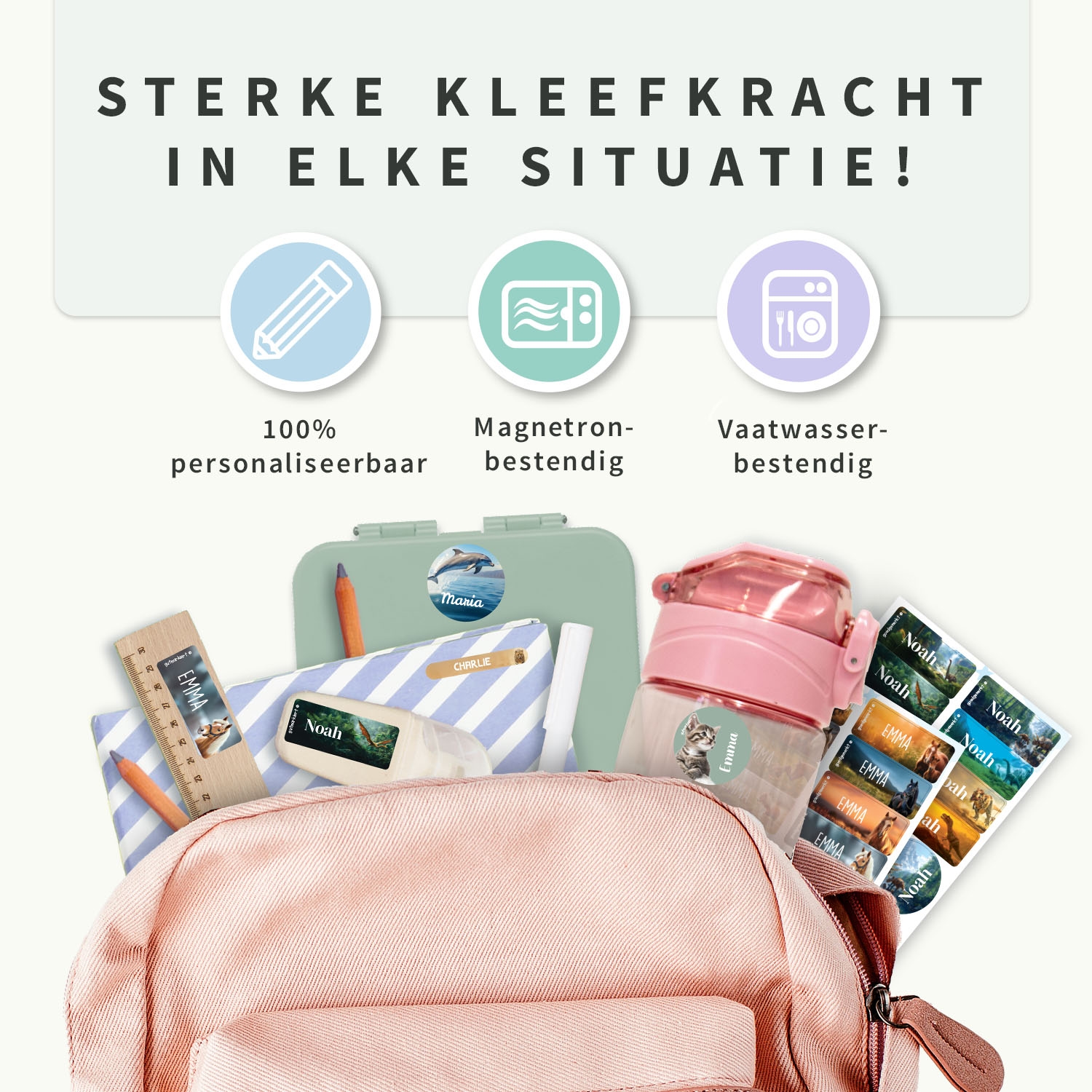 Naamsticker Voordeelset - Real World
