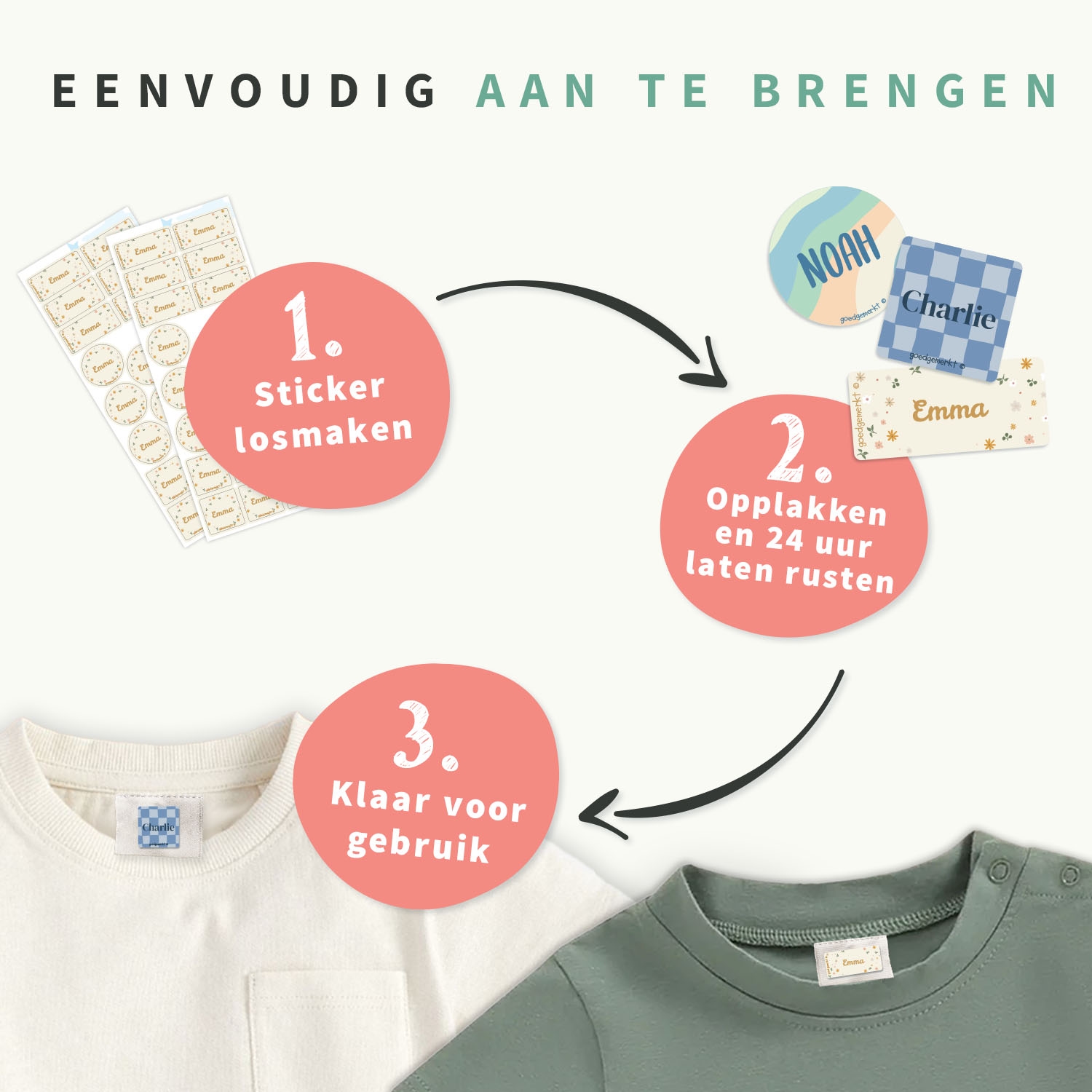 Kledingsticker Voordeelset - Design