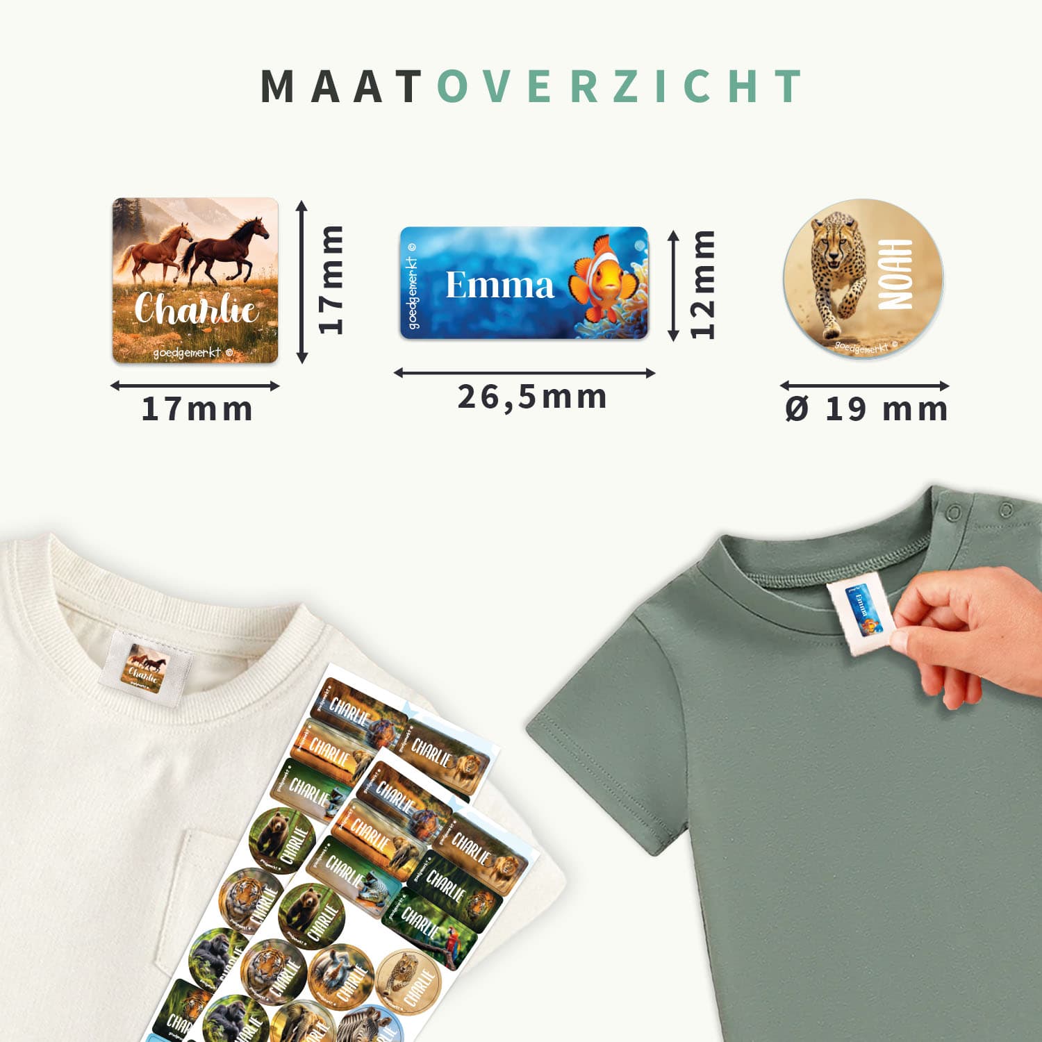 Kledingsticker Voordeelset - Real World