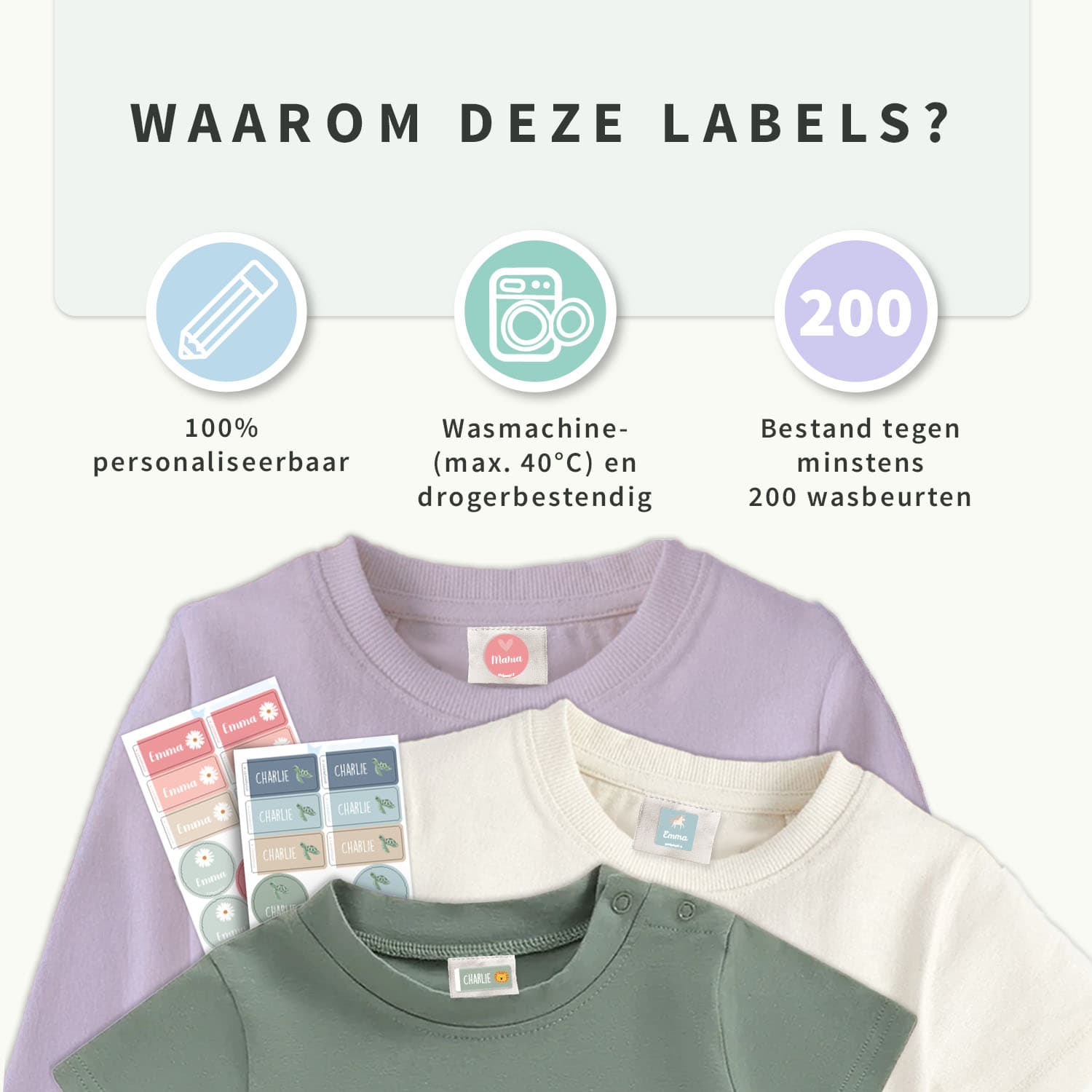 Kledingsticker Voordeelset - Thema