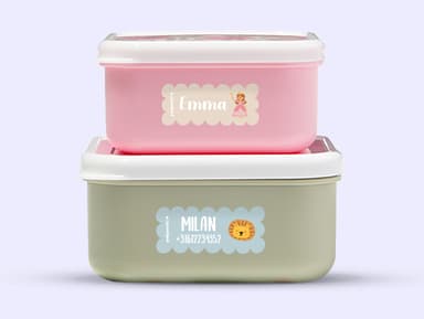 Wave Thema Naamstickers