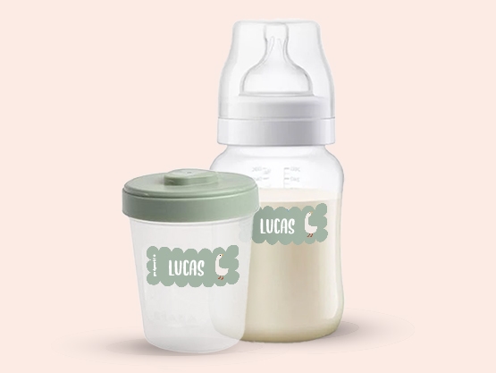 Wave Thema Naamstickers